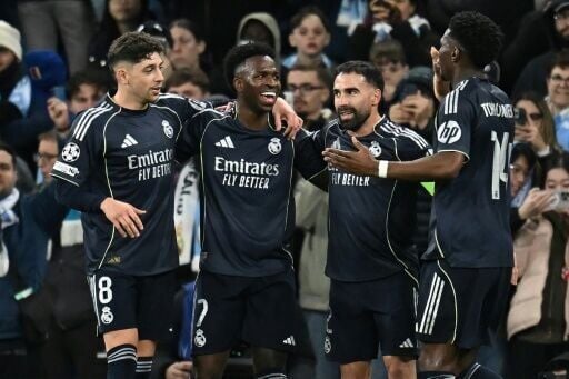 Vinicius Junior scored both of Real Madrid's goals on the night as they secured progress to the last eight at Manchester City's expense