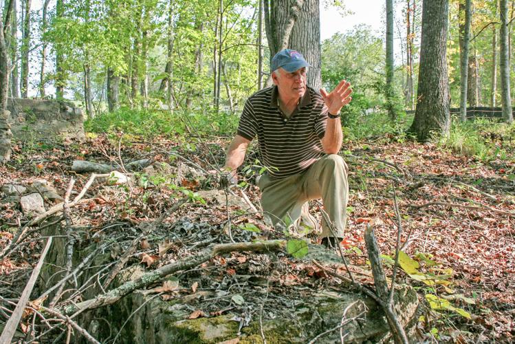 ben - visionary crouching in woods.JPG