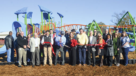 Versatile play park built by community