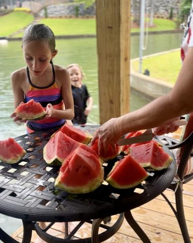 Watermelon on the dock.jpeg