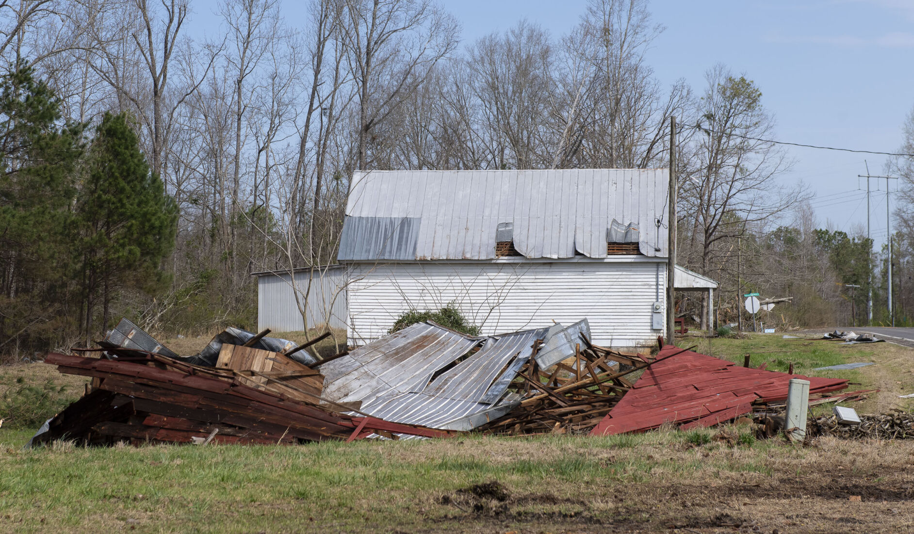 PHOTOS: Tornado damage and cleanup in Tallapoosa County