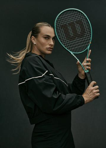 Blade v10 will be played by some of the top athletes on tour, including Aryna Sabalenka (pictured above)