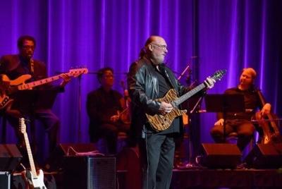 Steve Cropper performs during the Memphis Music Hall of Fame Induction Ceremony on October 17, 2015 in Memphis, Tennessee