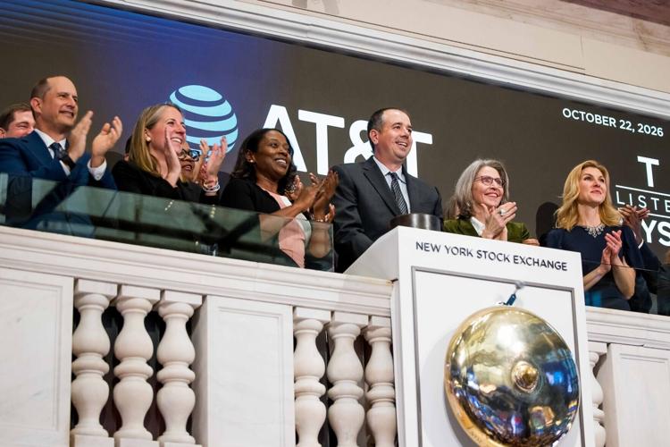 AT&T at the NYSE on October 22