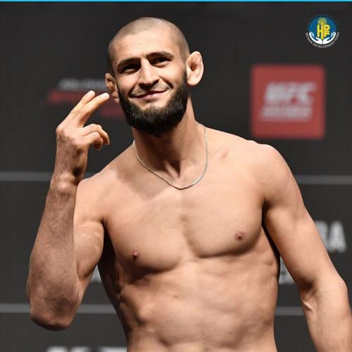 Khamzat Chimaev, UFC Champion, stands confidently in front of any challenge