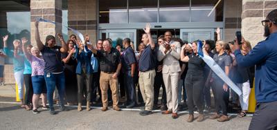 Big turnout for a new store