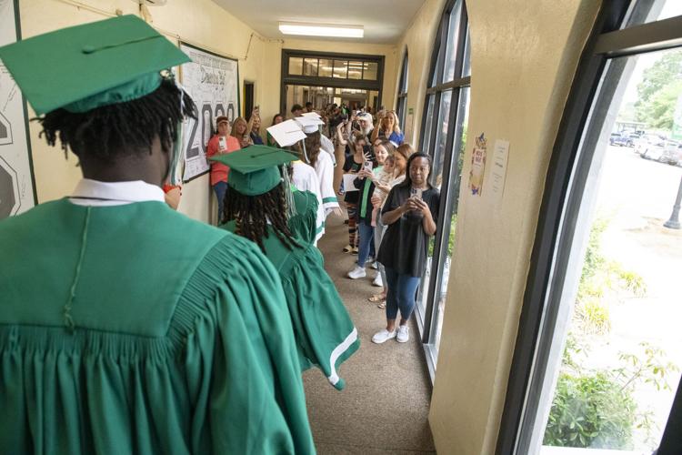 PHOTOS: Holtville High seniors walk through elementary, middle and high schools