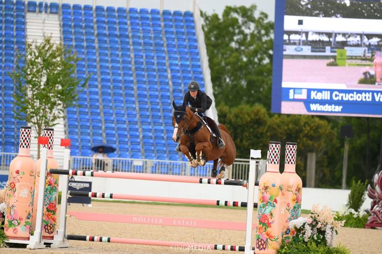 The Dutch Warmblood stallion, owned by Windstar Cruises and ridden by Grand Prix rider Kelli Cruciotti-Vanderveen of Serenity Farm Show Stables, competed throughout the iconic week in Bridgehampton and delivered an impressive top-ten finish in the CSI5*...
