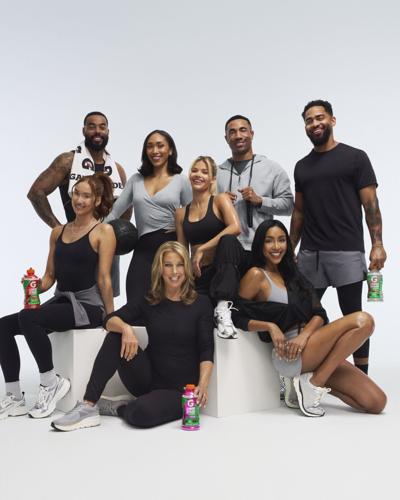 The Gatorade Lower Sugar campaign includes everyday athletes and performers in motion. Full list below:
Front row, left-to-right: Charly Barby, Denise Austin, Witney Carson, Tayshia Adams
Back row, left-to-right: Joy Williamson, Mariah Rose, Roland Poll...