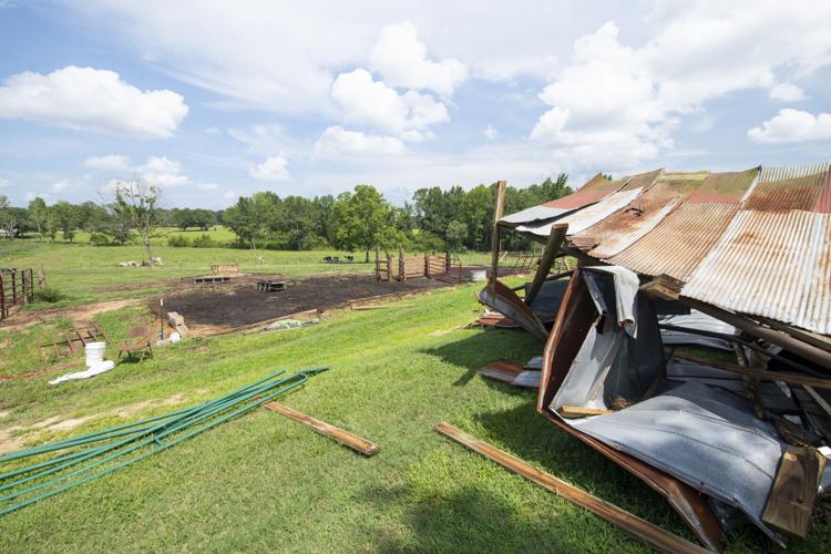 PHOTOS: Storm damage at Blue Ribbon Dairy