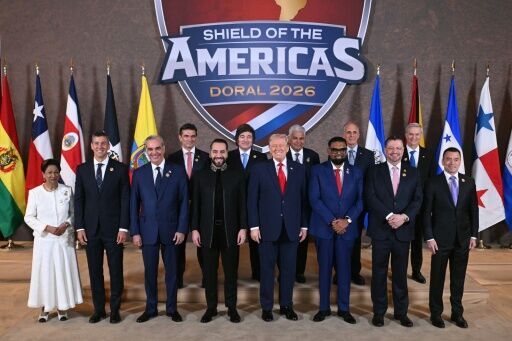 Chilean president-elect Jose Antonio Kast was among a dozen right-wing Latin American leaders hosted by US President Donald Trump at his inaugural Shield of the Americas summit in Florida on March 7