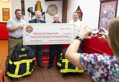 Tallassee Fire Department receives second Firehouse Subs donation
