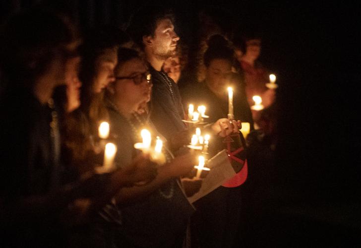 PHOTOS: Candle light vigil for Elmore County High School student Gardner Cameron