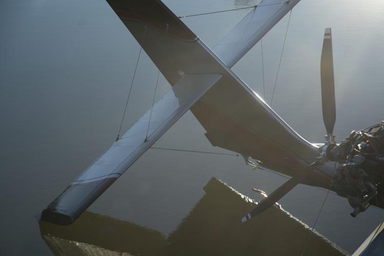 PHOTOS: Seaplane crash lands on Lake Martin