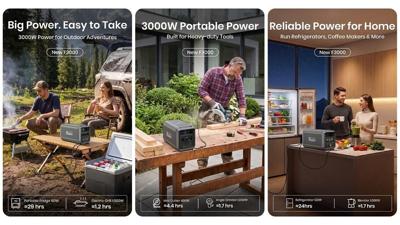 F3000 2048Wh Portable Power Station