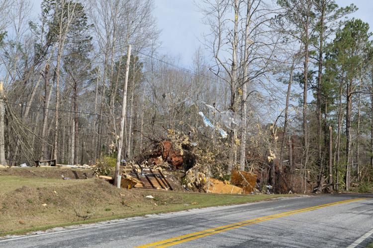 PHOTOS: Tornado damage and cleanup in Tallapoosa County