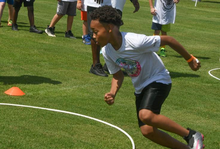 PHOTOS: Derrick Ansley hosts football camp at Tallassee