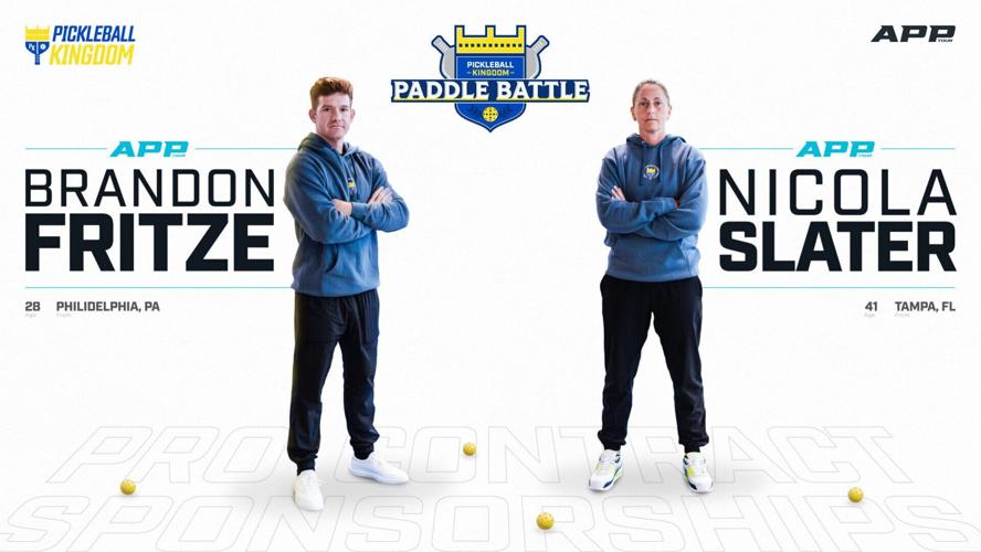 Pickleball Kingdom Paddle Battle Season 1 Pro Contract winners Brandon Fritze and Nicola Slater will represent Pickleball Kingdom on the APP Tour in 2026.