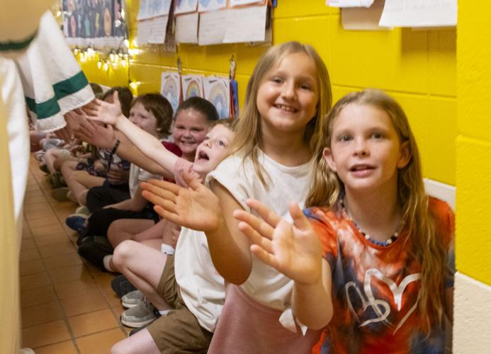 PHOTOS: Holtville High seniors walk through elementary, middle and high schools