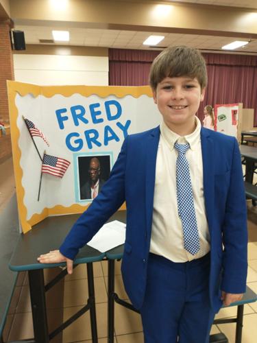 Local schools put on living wax museum for Black History Month
