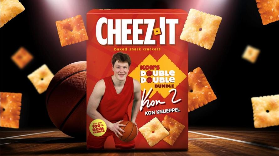 To celebrate a record-breaking rookie season, the new collectible bundle features Kon Knuppel’s two favorite Cheez-It® flavors.