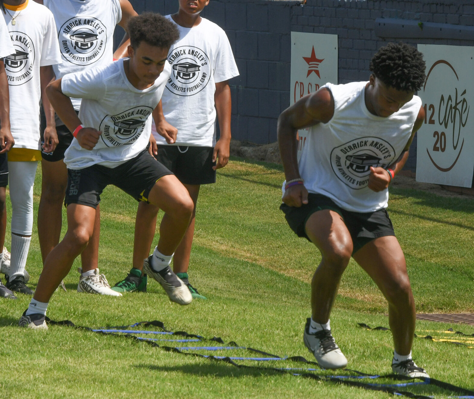 PHOTOS: Derrick Ansley hosts football camp at Tallassee