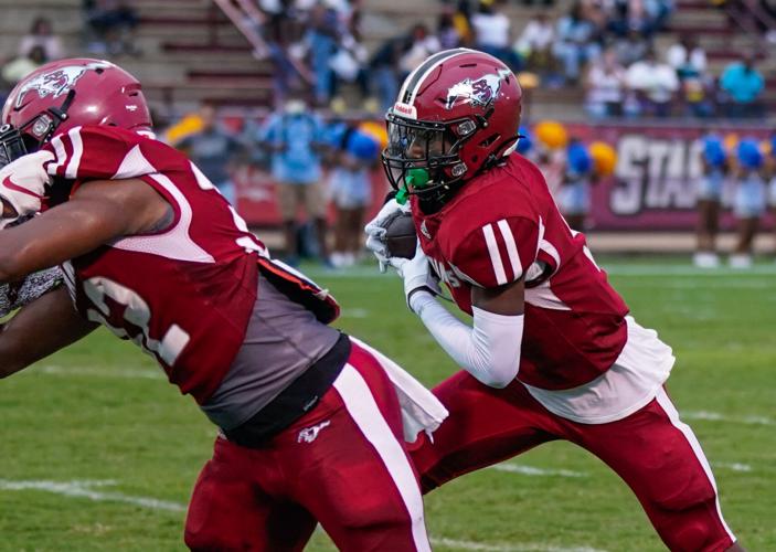 PHOTOS: Rain doesn't stop Stanhope Elmore's 37-0 shutout of Selma