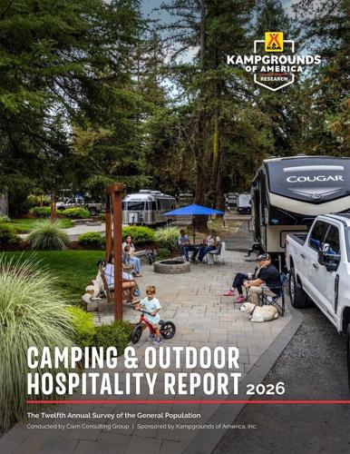 KOA publishes 12th annual Camping and Outdoor Hospitality Report.