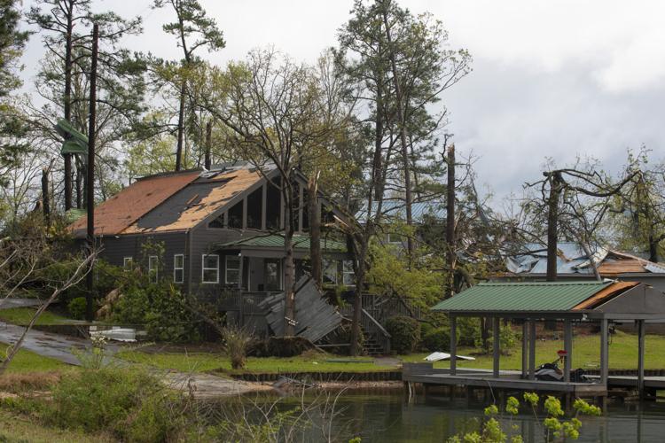 PHOTOS: Storm damage at Castaway Island on Lake Martin