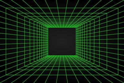 Both 'Maze War 'and 'Spasim' used vector graphics, which are images made by drawing lines directly between points on the screen.
