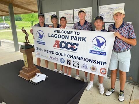 CACC golf scores ACCC Conference Championship