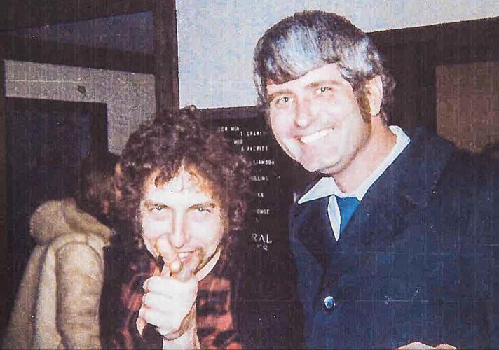 OUR OWN FORREST GUMP: Coach Roger Bishop enjoyed a front-row seat to history