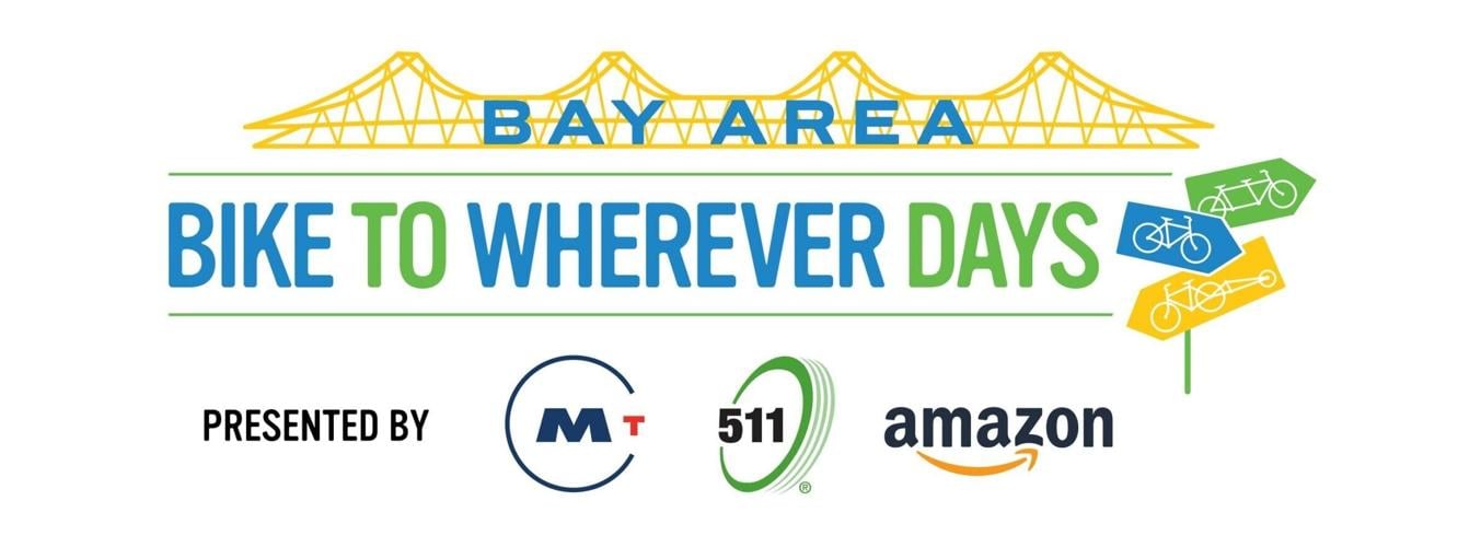Bay Area Bike to Wherever Days with sponsors logo (PRNewsfoto/Metropolitan Transportation Commission)