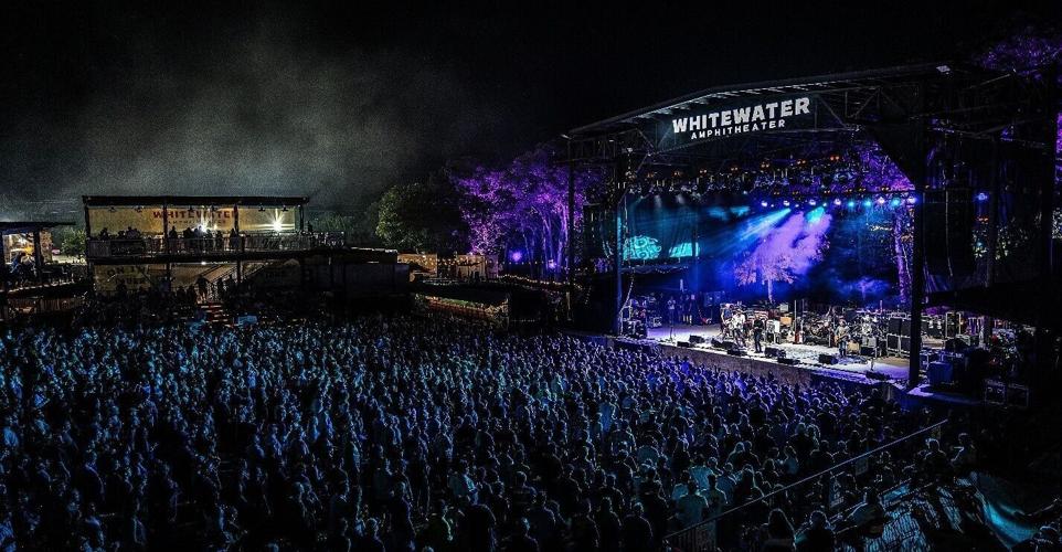 Whitewater Amphitheater, a 5,600-capacity outdoor concert venue along the Guadalupe River in the Texas Hill Country.