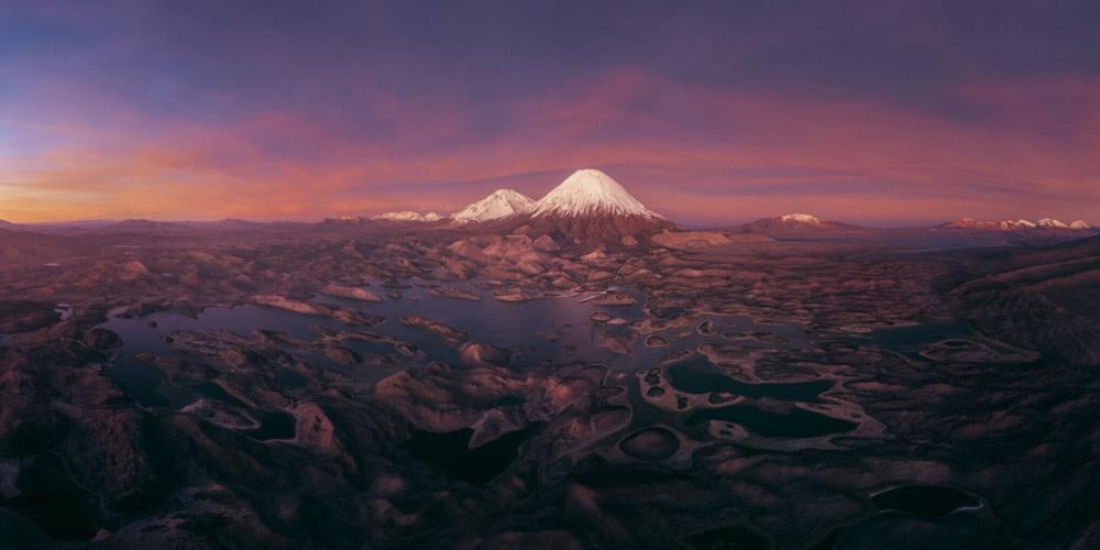 Volcano panorama wins photographer of the year at Pano Awards