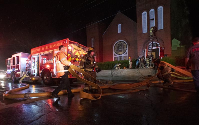 PHOTOS: Fire at First United Methodist Church