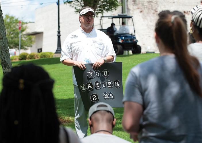 Diverse crowd unifies to protest racism, urges continued conversation at protest in Alexander City