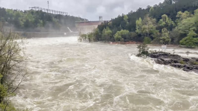 Alabama Power repairing downed power lines on Lake Martin