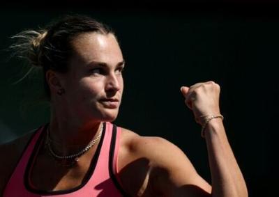 World number one Aryna Sabalenka is through to the semi-finals at Indian Wells after a victory over Canadian Victoria Mboko