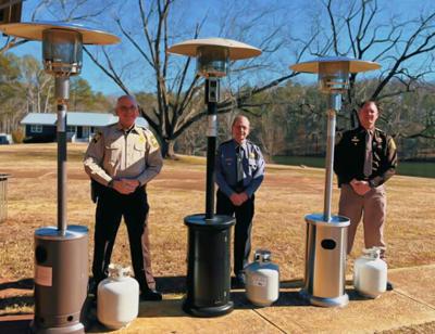 Sheriff’s offices donate outdoor heaters to girls ranch