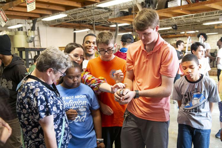 PHOTOS: Stanhope Elmore's SuperKids visit ag department chickens