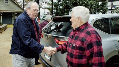 Former Air Force Colonel Robert Stone of Alexander City reunites with Toney Hanson, the man who saved his life in Vietnam
