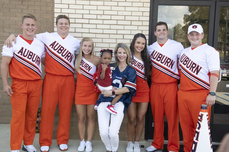 PHOTOS: Cheerleaders visit Chick-fil-A Alexander City