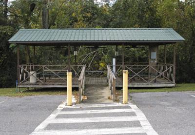 Adelia M. Russell Library converts pavilion into outdoor study area