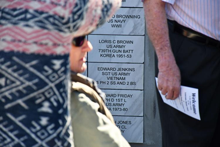 PHOTOS: Gov. Kay Ivey dedicates veterans wall in Sylacauga