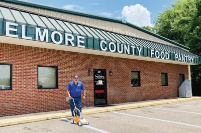 Local business spruces up food pantry parking lot