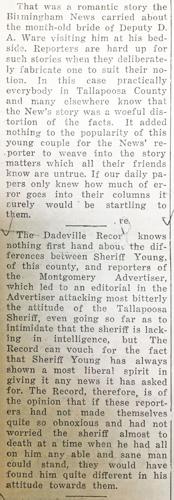 Local coverage of The Share Croppers Union