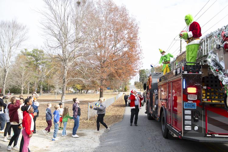 Fire Truck Santa