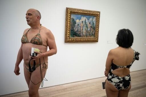 The Fondation Beyeler museum put on a 'Day of the Bathers'