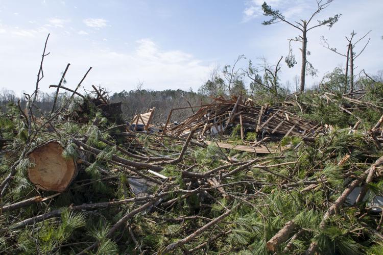 PHOTOS: Tornado damage and cleanup in Tallapoosa County